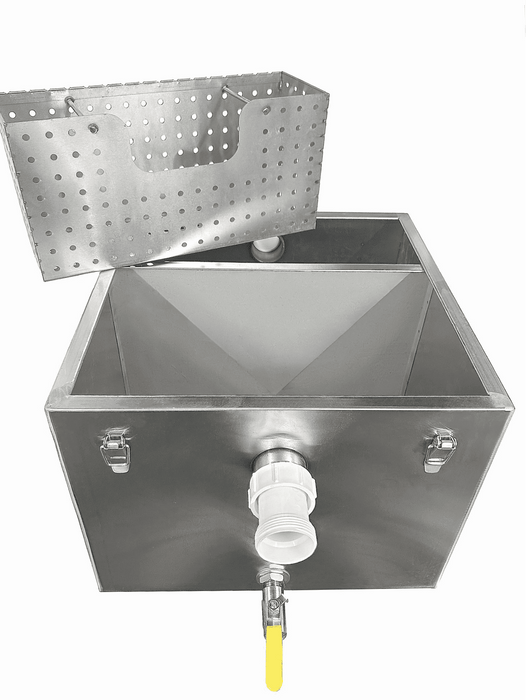 36 Litre Grease Trap - Stainless Steel - 9KG - Fat Separator